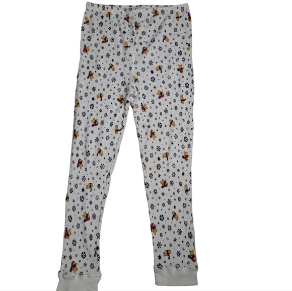 Disney Winnie-the-Pooh Snowflake Thermal PJ Pant SZ L/XL - Picture 1 of 5